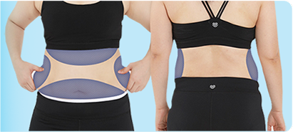 通過V邏輯身體PT注射腹部脂肪減少的圖片