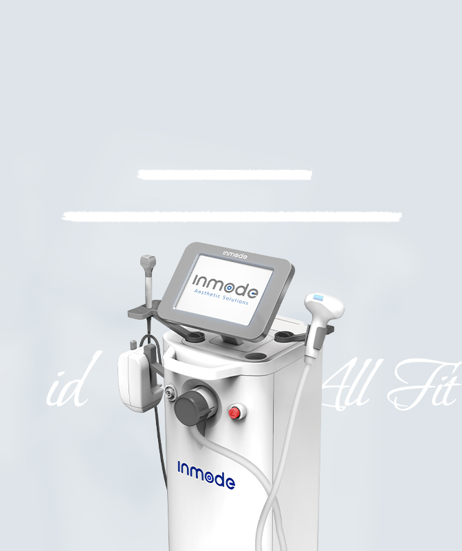 ID醫院的ID Allfit InMode設備及手寫字體圖片