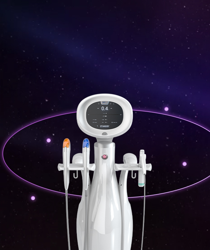 所有探頭均已安裝的超音波拉提宇宙版設備圖片