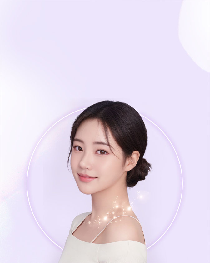 通過營養注射改善皮膚健康和增強免疫力的模特