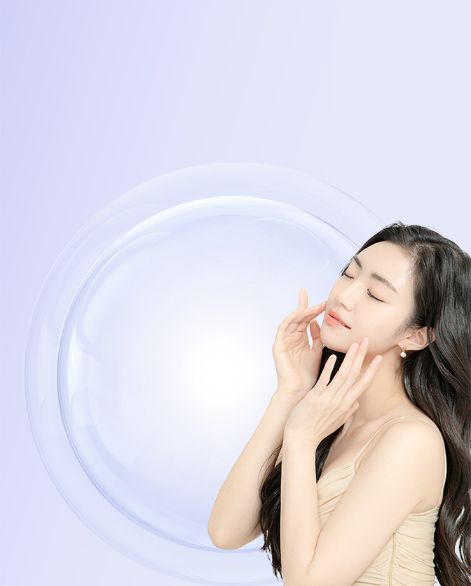 透過IPL嫩膚雷射治療改善色素沉著-痘印-紅血絲和皮膚紋理的模特