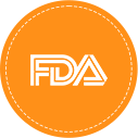 經過安全認證的美國FDA批准圖標